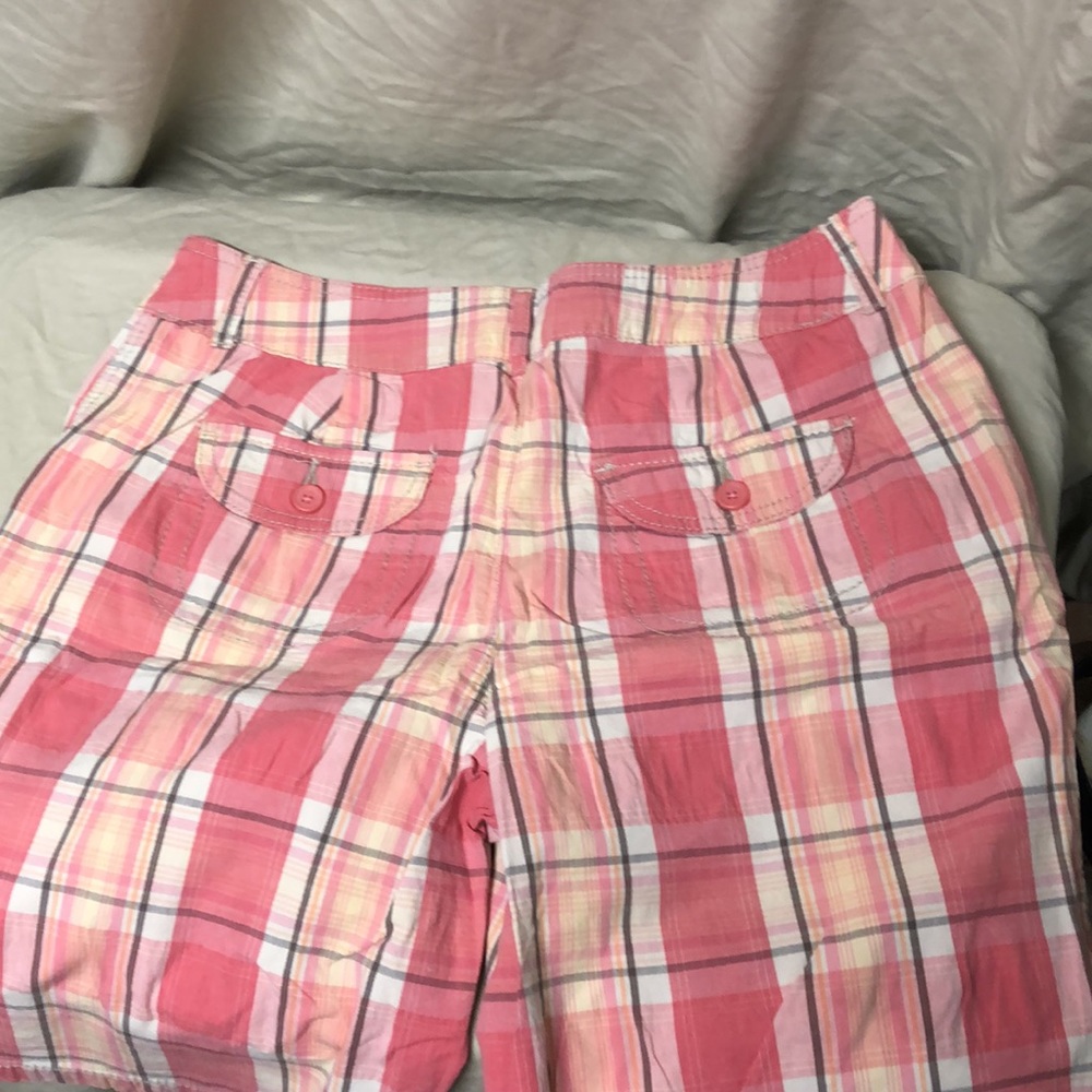 French Cuff plaid‎ shorts - Picture 2 of 3